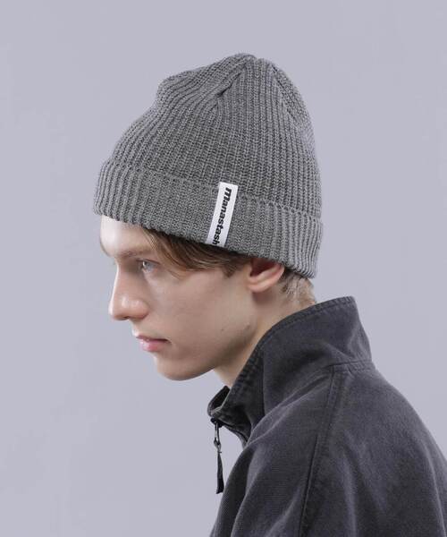 MANASTASH（マナスタッシュ）の「MANASTASH/マナスタッシュ　COTTON BEANIE コットンビーニー（ニットキャップ/ビーニー・メンズ・ブラック/グレー/グリーン/オレンジ/その他35/キナリ・F）」の21枚目の写真