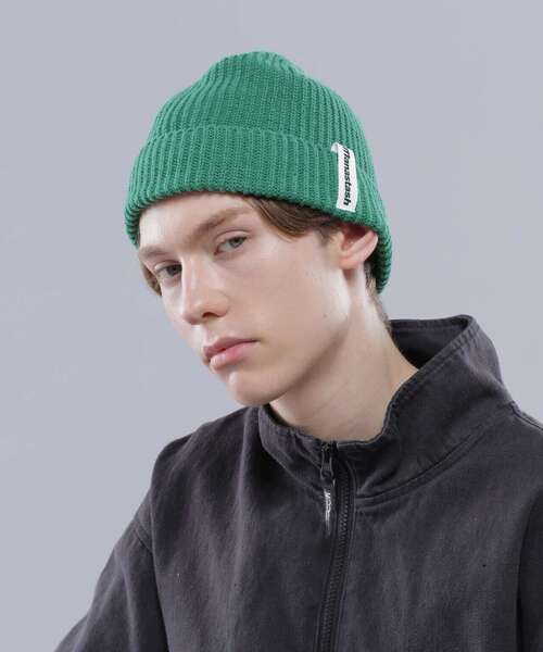 MANASTASH（マナスタッシュ）の「MANASTASH/マナスタッシュ　COTTON BEANIE コットンビーニー（ニットキャップ/ビーニー・メンズ・ブラック/グレー/グリーン/オレンジ/その他35/キナリ・F）」の19枚目の写真