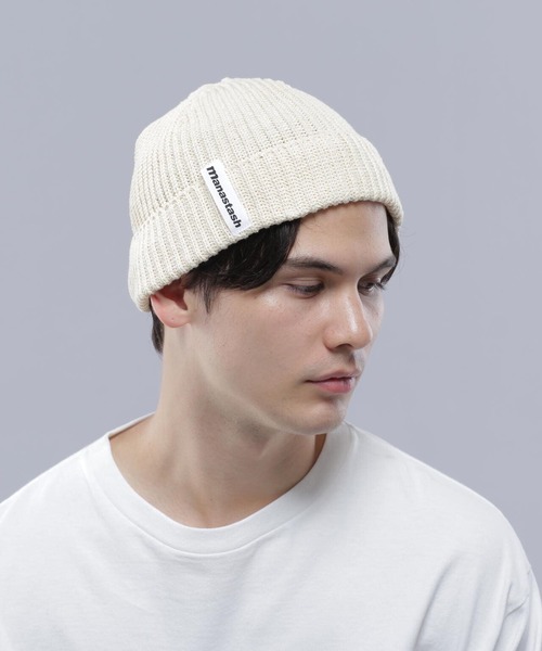 MANASTASH（マナスタッシュ）の「MANASTASH/マナスタッシュ　COTTON BEANIE コットンビーニー（ニットキャップ/ビーニー・メンズ・ブラック/グレー/グリーン/オレンジ/その他35/キナリ・F）」の17枚目の写真