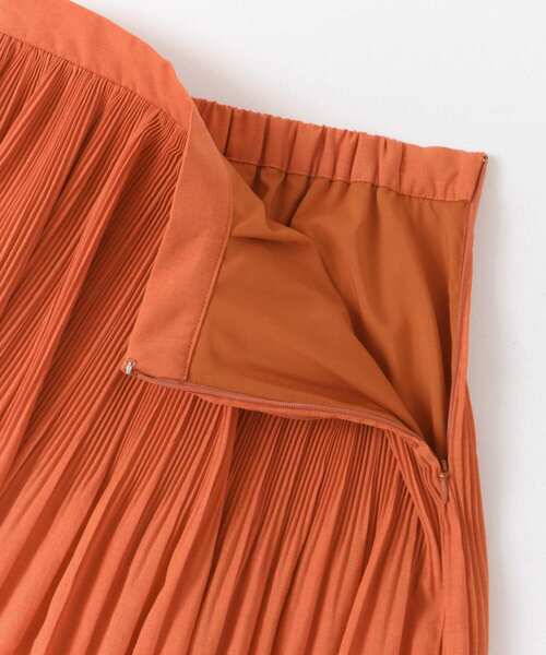 URBAN RESEARCH ROSSO WOMEN（アーバンリサーチ　ロッソ）の「ランダムプリーツスカート（スカート・レディース・ブルー/オフホワイト/オレンジ・FREE）」の8枚目の写真