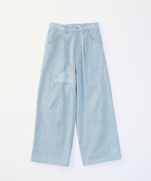 VICTIM（ヴィクティム）の「VICTIM ヴィクティム / WIDE DENIM PANTS ワイドデニムパンツ / VTM-23-P-023（デニムパンツ・メンズ・ブラック/ライトブルー・MEDIUM/X-LARGE/LARGE）」の10枚目の写真
