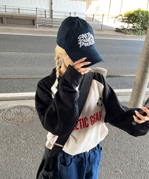 sedacle(セダクル)の「襟付きラグランロンT(Tシャツ/カットソー・メンズ・オフホワイト/グリーン・MEDIUM/LARGE)」の4枚目の写真