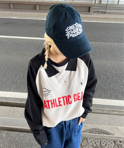 sedacle(セダクル)の「襟付きラグランロンT(Tシャツ/カットソー・メンズ・オフホワイト/グリーン・MEDIUM/LARGE)」の5枚目の写真
