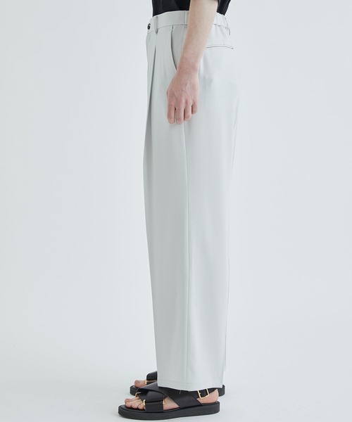 city（シティ）の「GEORGETTE WIDE PANTS（スラックス・メンズ・ライトグレー/ブラック/ライトブルーグレー・1/2/3）」の5枚目の写真