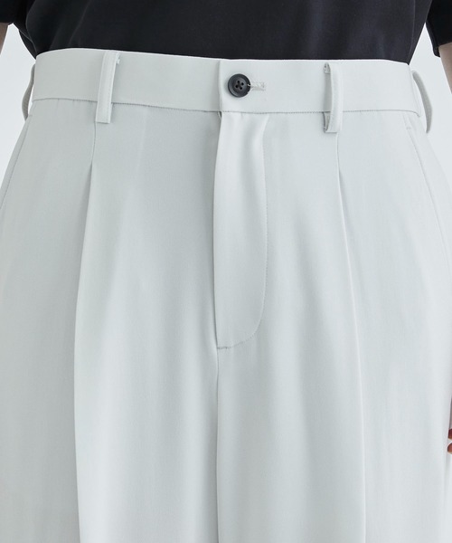 ★DXOH★Back street logo long wide pants Gr（春夏用）★人気 バックストリートロゴロングワイドパンツ - DXOH | 60% - アジア