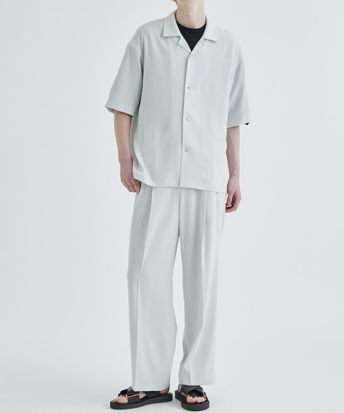city（シティ）の「GEORGETTE WIDE PANTS（スラックス・メンズ・ライトグレー/ブラック/ライトブルーグレー・1/2/3）」の18枚目の写真