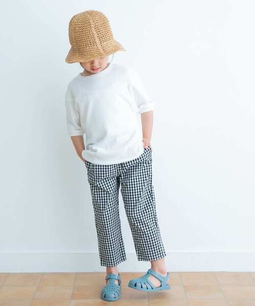 URBAN RESEARCH DOORS（アーバンリサーチドアーズ）の「ストレッチイージーパンツ(KIDS)（その他パンツ・キッズ・カーキ/チェック・120/135/105）」の8枚目の写真
