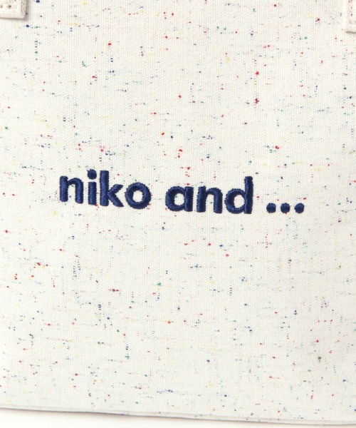 niko and...（ニコアンド）の「オリジナルニコロゴ刺繍保冷バッグ（トートバッグ・レディース・ホワイト/ブラック・0）」の12枚目の写真