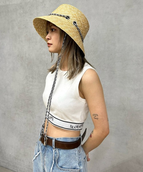 WHO'S WHO gallery（フーズフーギャラリー）の「【SixM/シックスエム】2WAYハット（ハット・レディース・アイボリー・FREE）」の5枚目の写真