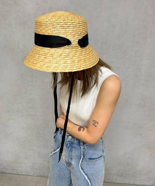 WHO'S WHO gallery（フーズフーギャラリー）の「【SixM/シックスエム】2WAYハット（ハット・レディース・アイボリー・FREE）」の2枚目の写真