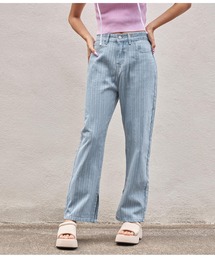 ストライプデニムパンツ