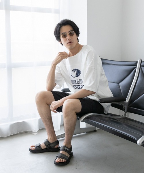 niko and...（ニコアンド）の「ピグメントフットボールTシャツ（Tシャツ/カットソー・メンズ・グリーン/イエロー/オフホワイト/ネイビー・MEDIUM/LARGE）」の5枚目の写真