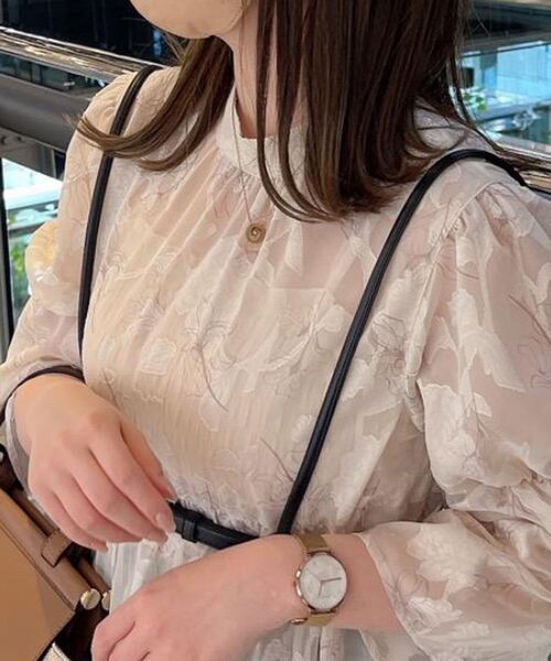 MAJESTIC LEGON(マジェスティックレゴン)の「2wayデザインサスペンダー(サスペンダー・レディース・アイボリー/ブラック・FREE)」の2枚目の写真