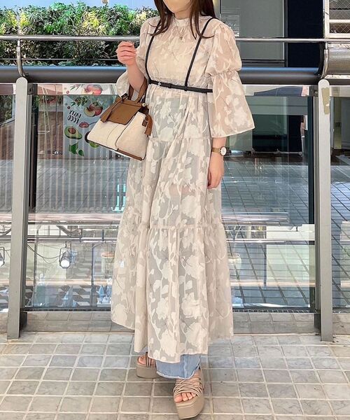 MAJESTIC LEGON(マジェスティックレゴン)の「2wayデザインサスペンダー(サスペンダー・レディース・アイボリー/ブラック・FREE)」の3枚目の写真