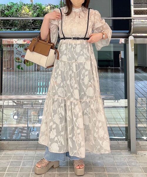 MAJESTIC LEGON(マジェスティックレゴン)の「2wayデザインサスペンダー(サスペンダー・レディース・アイボリー/ブラック・FREE)」の9枚目の写真