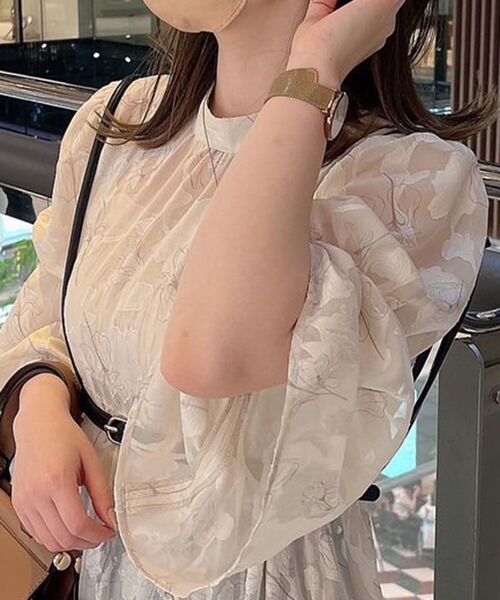 MAJESTIC LEGON(マジェスティックレゴン)の「2wayデザインサスペンダー(サスペンダー・レディース・アイボリー/ブラック・FREE)」の5枚目の写真