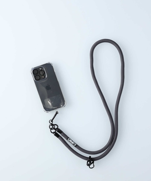 CAMP7（キャンプセブン）の「【CAMP7】スマホストラップ（その他小物・メンズ・オレンジ/ベージュ/グレー・ONE SIZE）」の2枚目の写真