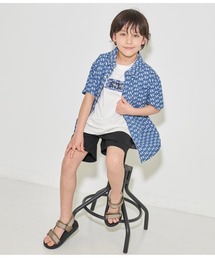 モノグラムデニムシャツ【親子・ジュニアお揃い】