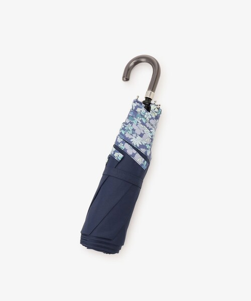今期　完売品　アフタヌーンティ　晴雨兼用折りたたみ傘　紫陽花 日傘 セール】内側小花晴雨兼用折りたたみ傘 日傘（折りたたみ傘