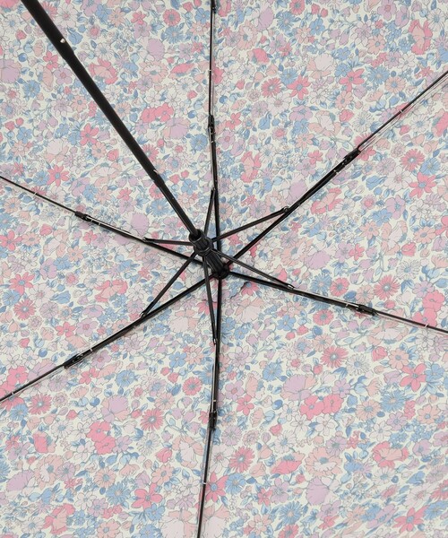 セール】内側小花晴雨兼用折りたたみ傘 日傘（折りたたみ傘