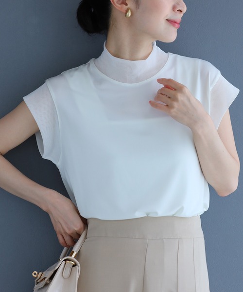 cawaii（カワイイ）の「新・スタメンTシャツシアー袖トップス（Tシャツ/カットソー・レディース・ホワイト/ブラック/マジェンタ/ブルー・FREE）」の12枚目の写真