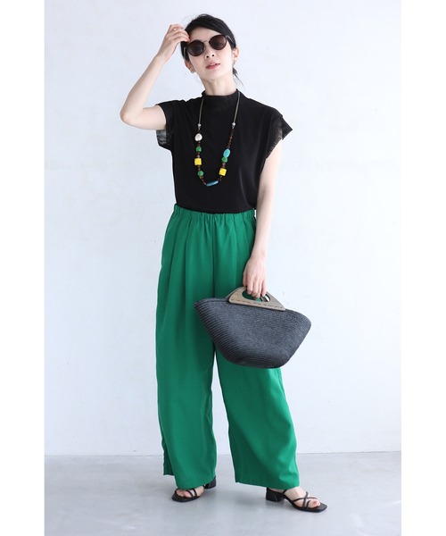 cawaii（カワイイ）の「新・スタメンTシャツシアー袖トップス（Tシャツ/カットソー・レディース・ホワイト/ブラック/マジェンタ/ブルー・FREE）」の16枚目の写真