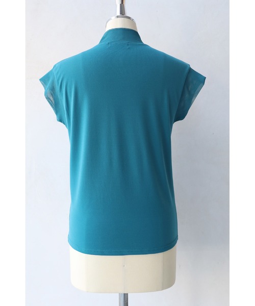 cawaii（カワイイ）の「新・スタメンTシャツシアー袖トップス（Tシャツ/カットソー・レディース・ホワイト/ブラック/マジェンタ/ブルー・FREE）」の7枚目の写真