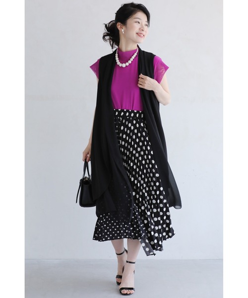 cawaii（カワイイ）の「新・スタメンTシャツシアー袖トップス（Tシャツ/カットソー・レディース・ホワイト/ブラック/マジェンタ/ブルー・FREE）」の18枚目の写真