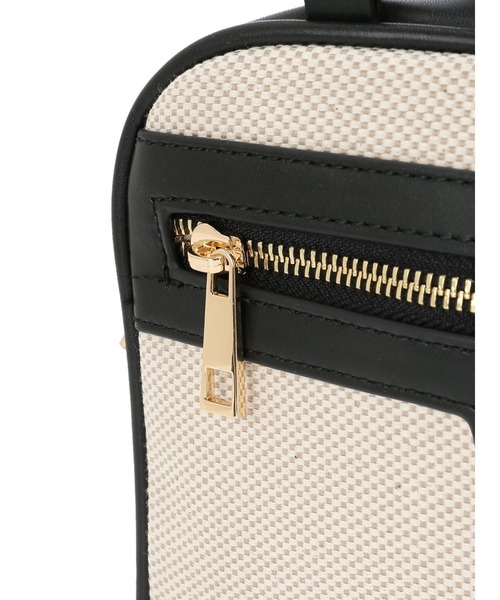 earth music&ecology（アースミュージックアンドエコロジー）の「バンブーテイストハンドルバッグ（ハンドバッグ・レディース・ライトブルー/ベージュ/ダークブルー・FREE）」の16枚目の写真