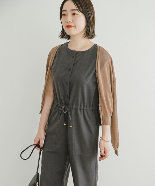 ITEMS URBANRESEARCH（アイテムズ アーバンリサーチ）の「オールインワン（つなぎ/オールインワン・レディース・マスタード/グレー・FREE）」の3枚目の写真