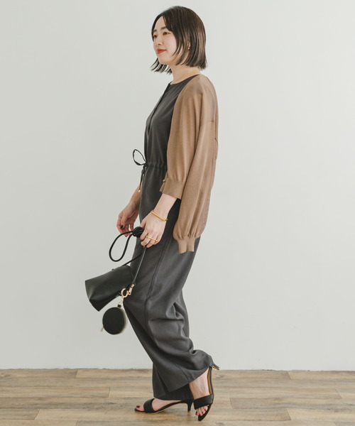 ITEMS URBANRESEARCH（アイテムズ アーバンリサーチ）の「オールインワン（つなぎ/オールインワン・レディース・マスタード/グレー・FREE）」の8枚目の写真