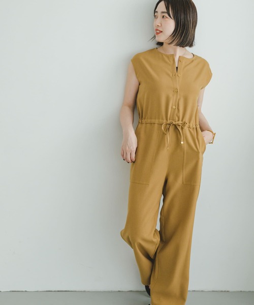 ITEMS URBANRESEARCH（アイテムズ アーバンリサーチ）の「オールインワン（つなぎ/オールインワン・レディース・マスタード/グレー・FREE）」の10枚目の写真