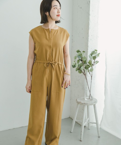 ITEMS URBANRESEARCH（アイテムズ アーバンリサーチ）の「オールインワン（つなぎ/オールインワン・レディース・マスタード/グレー・FREE）」の11枚目の写真