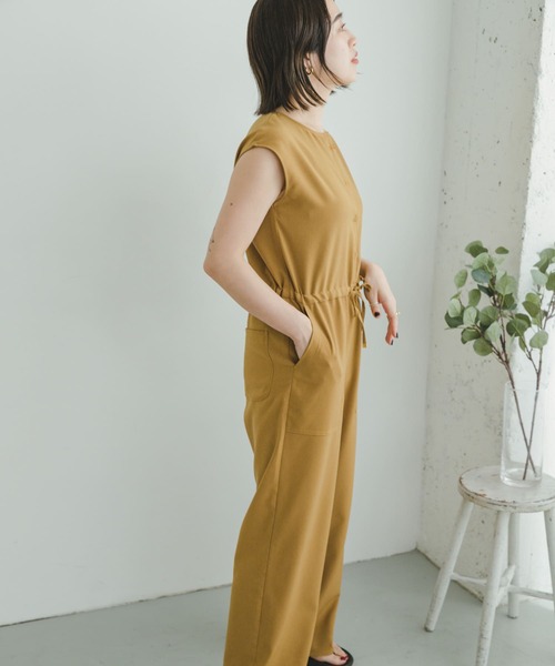 ITEMS URBANRESEARCH（アイテムズ アーバンリサーチ）の「オールインワン（つなぎ/オールインワン・レディース・マスタード/グレー・FREE）」の13枚目の写真