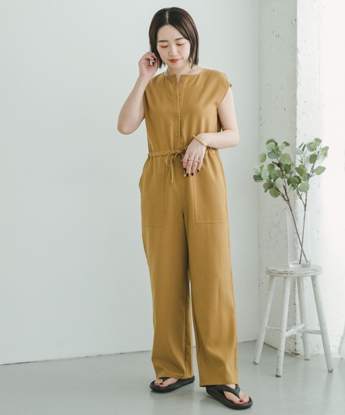 ITEMS URBANRESEARCH（アイテムズ アーバンリサーチ）の「オールインワン（つなぎ/オールインワン・レディース・マスタード/グレー・FREE）」の15枚目の写真