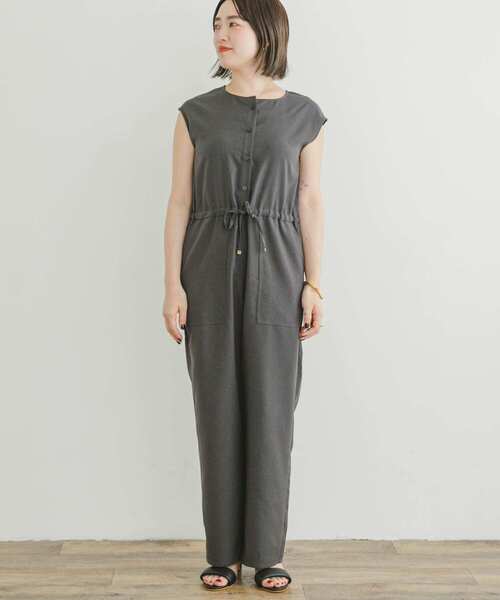 ITEMS URBANRESEARCH（アイテムズ アーバンリサーチ）の「オールインワン（つなぎ/オールインワン・レディース・マスタード/グレー・FREE）」の17枚目の写真