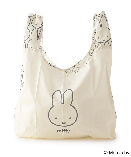 one'sterrace(ワンズテラス)の「Dick Bruna miffy エコバッグ ミッフィーがいっぱい(その他雑貨・レディース・ホワイト系・99)」の1枚目の写真
