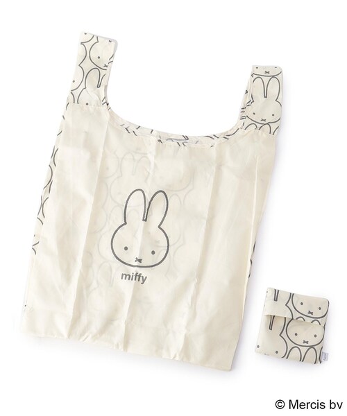 one'sterrace(ワンズテラス)の「Dick Bruna miffy エコバッグ ミッフィーがいっぱい(その他雑貨・レディース・ホワイト系・99)」の8枚目の写真