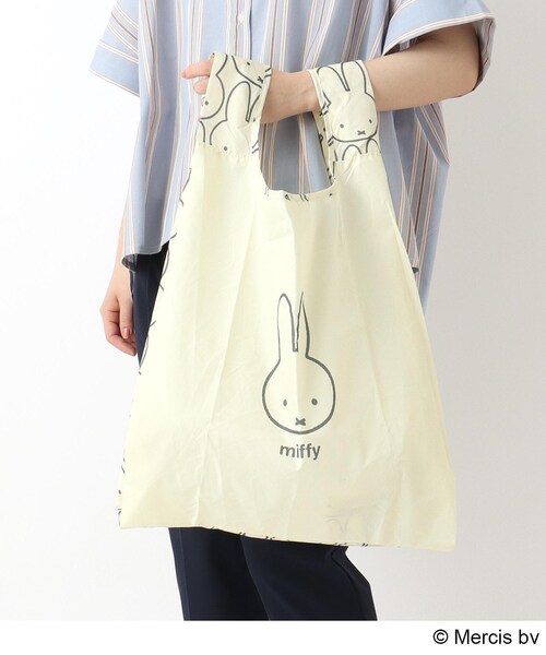 one'sterrace(ワンズテラス)の「Dick Bruna miffy エコバッグ ミッフィーがいっぱい(その他雑貨・レディース・ホワイト系・99)」の11枚目の写真