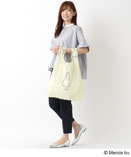 one'sterrace(ワンズテラス)の「Dick Bruna miffy エコバッグ ミッフィーがいっぱい(その他雑貨・レディース・ホワイト系・99)」の12枚目の写真