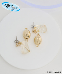 【Pingu × ROPE' PICNIC】ポーチ付きクリアカラーピングーフェイスピアス