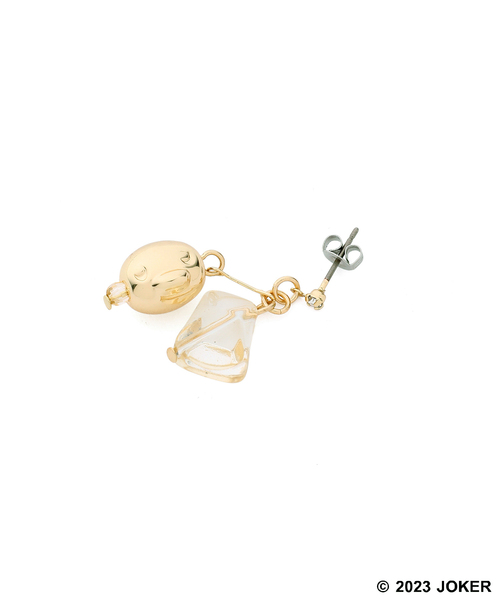 ROPE' PICNIC(ロペピクニック)の「【Pingu × ROPE' PICNIC】ポーチ付きクリアカラーピングーフェイスピアス(ピアス(両耳用)・レディース・シルバー/ゴールド・FREE)」の6枚目の写真