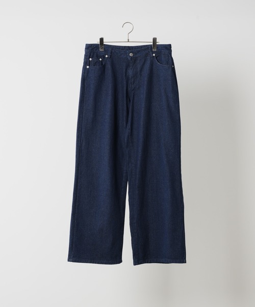 FEKETE（フェケテ）の「DENIM WIDE PANTS (SET-UP) / デニムバギーパンツ（セットアップ対応）（デニムパンツ・レディース・ブルー・SMALL/MEDIUM/LARGE）」の22枚目の写真