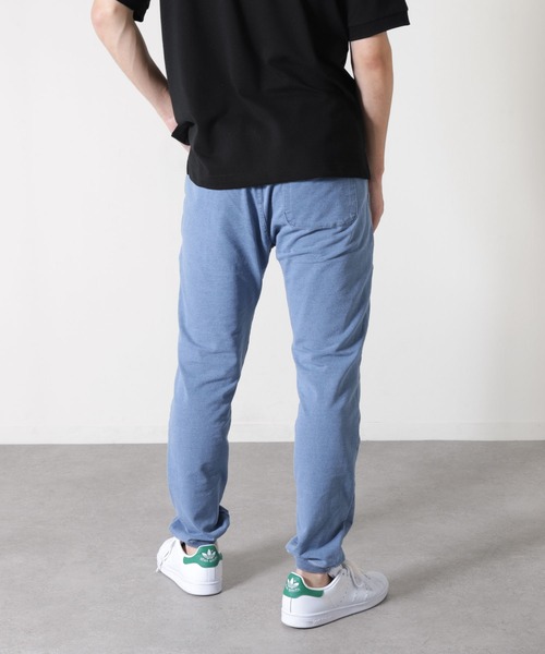 GERRY（ジェリー）の「【GERRY】インディゴ 裏毛 ウエストリブ イージーパンツ / スウェットパンツ（スウェットパンツ・メンズ・ブルー/ワンウォッシュ/グレー・MEDIUM/LARGE/X-LARGE）」の17枚目の写真