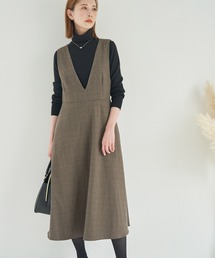 ROPE' PICNIC | チェックジャンパースカート(ジャンパースカート)