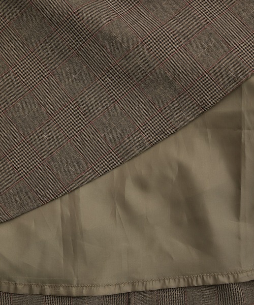 ROPE' PICNIC(ロペピクニック)の「チェックジャンパースカート(ジャンパースカート・レディース・チャコールグレー/ダークブラウン・36/38)」の9枚目の写真