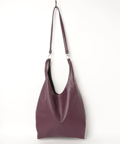MinoriTY】シンセティックレザー2WAYマルシェバッグ ショルダー