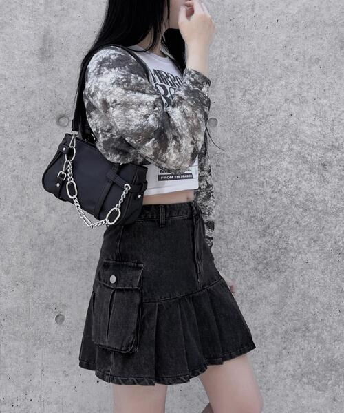 Figments（フィグメンツ）の「チェーンショルダーバッグ（ショルダーバッグ・レディース・ブラック・FREE）」の2枚目の写真