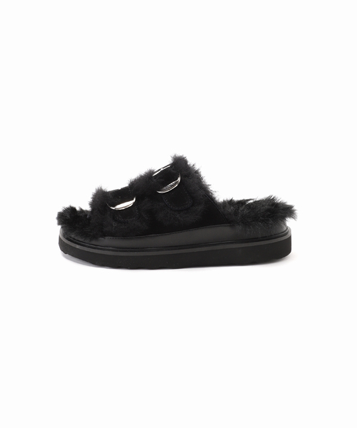 MOHI(モヒ)の「【MOHI / モヒ】2buckle far sandal(サンダル・レディース・ブラック・37/38/36/39)」の6枚目の写真