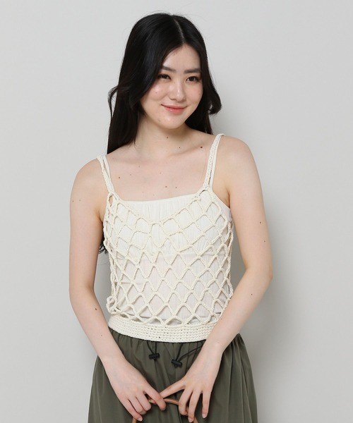 3.3 Field Trip （3.3フィールドトリップ）の「3.3 Field Trip／メッシュベスト 2972988（ベスト・レディース・ホワイト/ブラック/ブルー・FREE）」の6枚目の写真